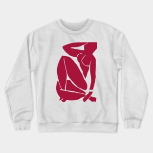 Matisse cutout #3 red Crewneck Sweatshirt